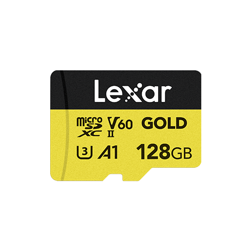 Grosbill Carte mémoire Lexar Gold - Micro SD 128Go V60