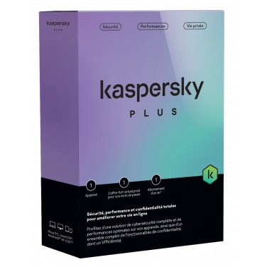 Grosbill Logiciel sécurité Kaspersky Antivirus Plus Boîte - 1 An / 1 PC