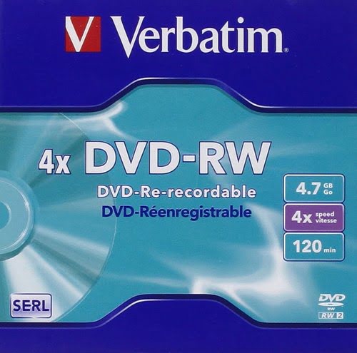 Grosbill Consommable stockage Verbatim DVD-RW/4.7GB 4x AdvAZO JewelCase 5pk
