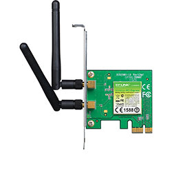 Grosbill Carte réseau TP-Link PCI-E WiFi 802.11N 300Mbits - TL-WN881ND