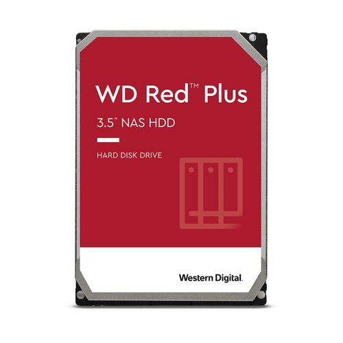 Grosbill Disque dur 3.5" interne WD 12 To RED  Plus SATA III 256Mo - WD120EFBX