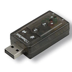 Grosbill Carte son MCL Samar Mini carte son USB surrond 7.1 entree/sortie jack 