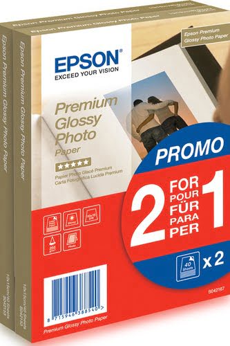 Grosbill Papier imprimante Epson Paper/Prem Glossy 100x150 mm 255gm2 80sh