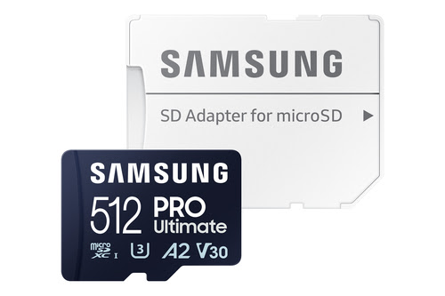 Grosbill Carte mémoire Samsung PRO Ultimate - Micro SD 512Go V30