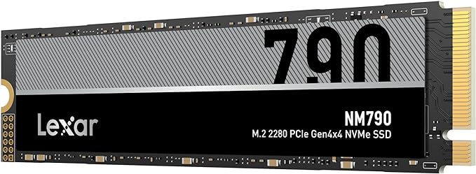 Grosbill Disque SSD Lexar 4To M.2 NVMe Gen4 - LNM790X004T-RN9NG