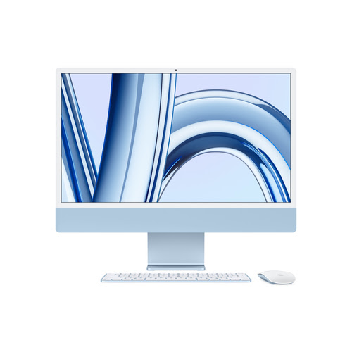 Grosbill All-In-One PC/MAC Apple IMac Blue MQRQ3FN/A - M3/8Gb/256Gb/10GPU/24"4.5K