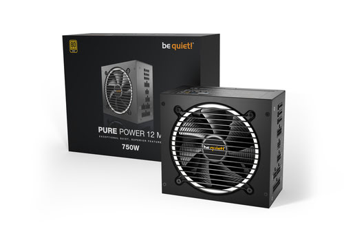 Grosbill Alimentation Be Quiet!  ATX 750W - Pure Power 12 M 80+ Gold - BN343