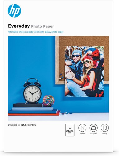 Grosbill Papier imprimante HP HP Paper/Everyday Photo gloss A4