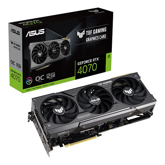 Grosbill Carte graphique Asus GeForce TUF-RTX4070-012G-GAMING