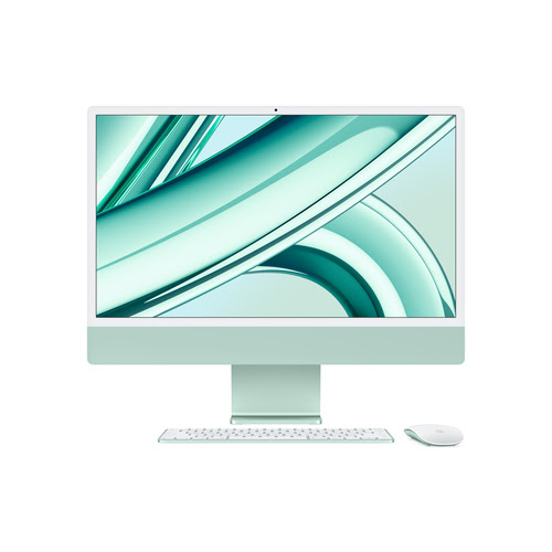 Grosbill All-In-One PC/MAC Apple IMac Green MQRN3FN/A - M3/8gb/256Gb/10GPU/24"4.5K