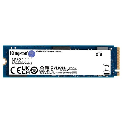 Grosbill Disque SSD Kingston 2To NV2 M.2 NVMe - SNV2S/2000G