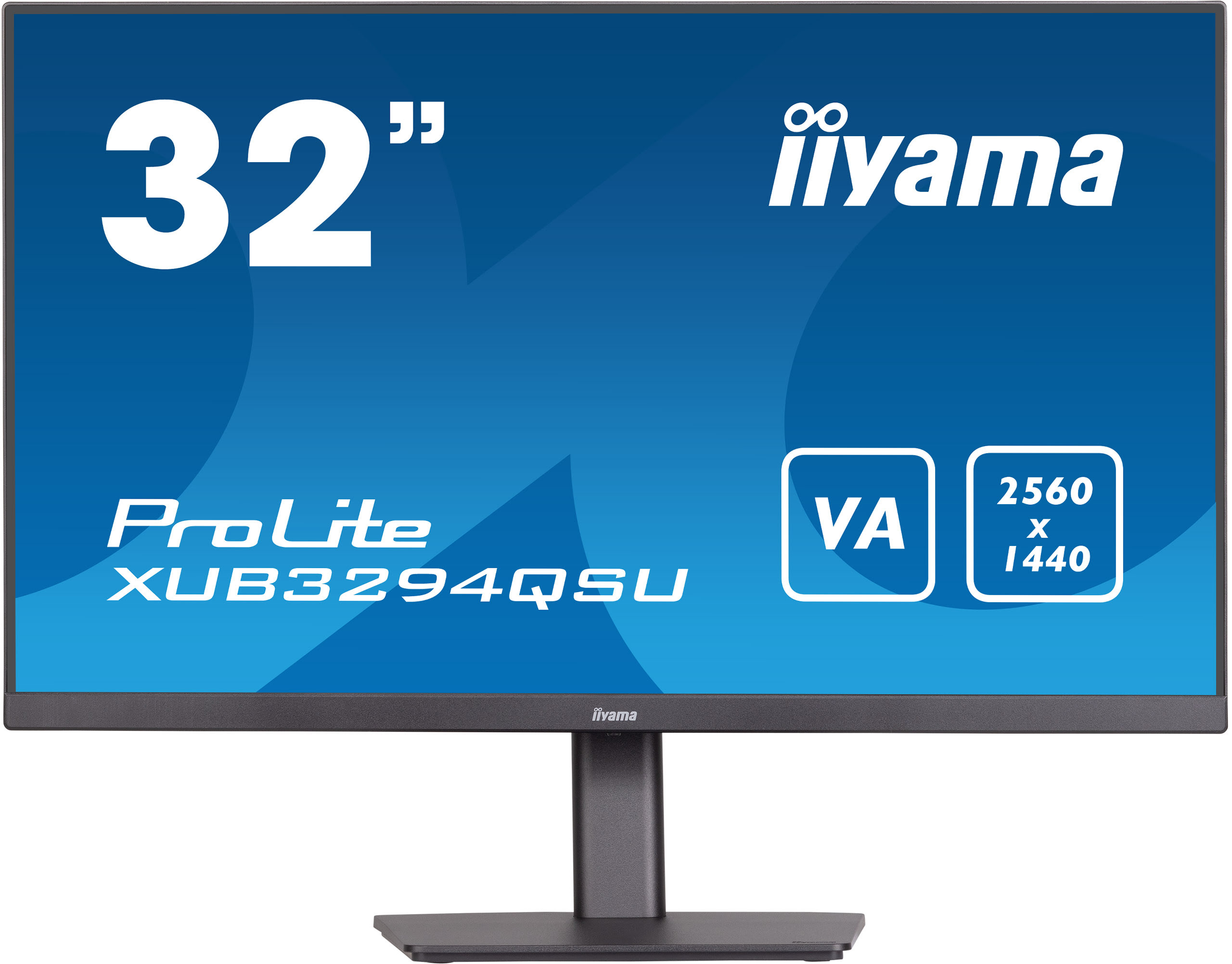 Grosbill Ecran PC Iiyama XUB3294QSU-B1 31.5" WQHD/75Hz/VA/4ms/HDMI/DP