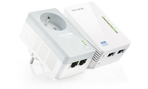 Grosbill Adaptateur CPL TP-Link AV600 Powerline Wi-FI KIT Qualcomm 30 (TL-WPA4225 KIT)
