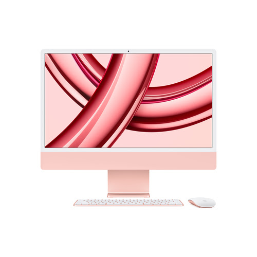 Grosbill All-In-One PC/MAC Apple IMac Pink MQRT3FN/A - M3/8Gb/256Gb/10GPU/24"4.5K