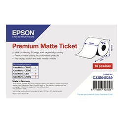 Grosbill Papier imprimante Epson Rouleau Papier matte 80mmx50m - C33S045389