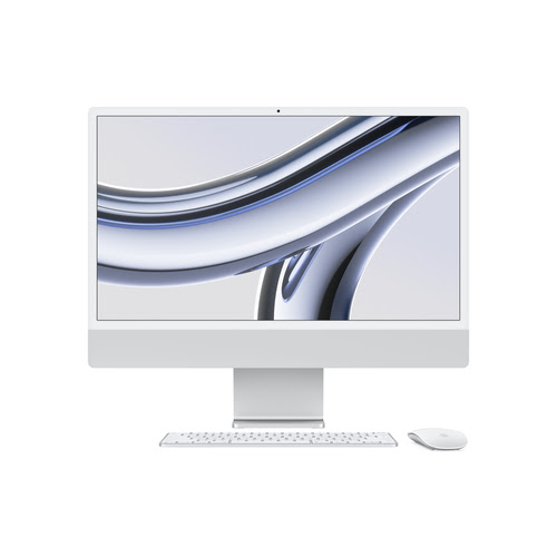 Grosbill All-In-One PC/MAC Apple iMac Silver MQRJ3FN/A - M3/8Gb/256Gb/10GPU/24"4.5K