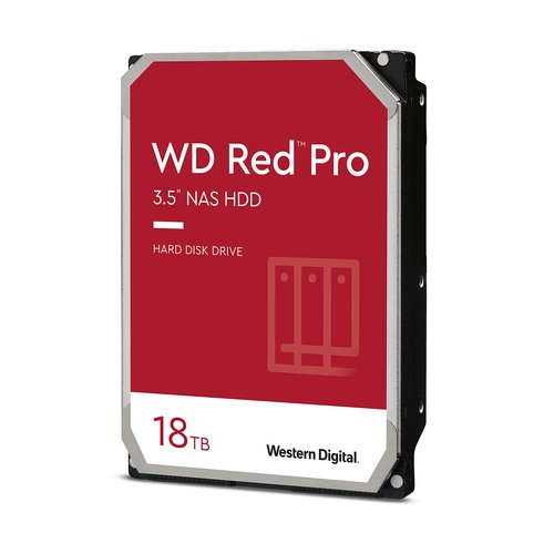 Grosbill Disque dur 3.5" interne WD HDD Desk Red Pro 18TB 3.5 SATA 512MB