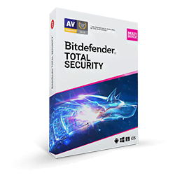 Grosbill Logiciel sécurité Bitdefender Total Security Multi-Device - 2 Ans / 10 App.