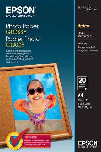 Grosbill Papier imprimante Epson Paper/Photo Glossy A4 20sh