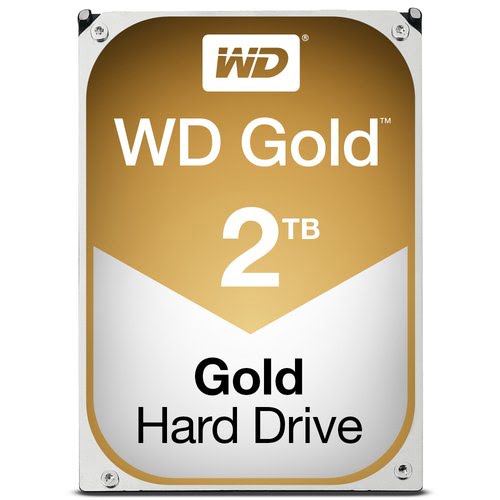 Grosbill Disque dur 3.5" interne WD 2To GOLD SATA III 128Mo - WD2005FBYZ