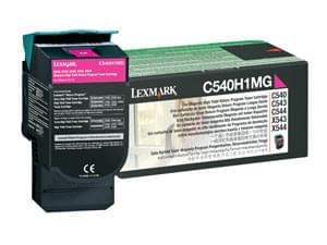 Toner Magenta 2000p - C540H1MG pour imprimante Laser Lexmark - 0