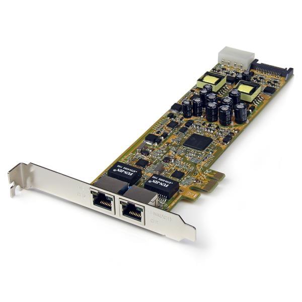 StarTech PCI-E - 2 ports Gigabit PoE - ST2000PEXPSE - Carte réseau - 0