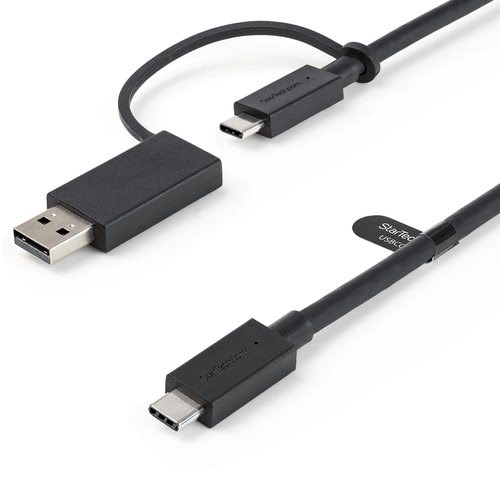 3ft Hybrid USB-C Cable w/USB-A Adapter - Achat / Vente sur grosbill-pro.com - 0