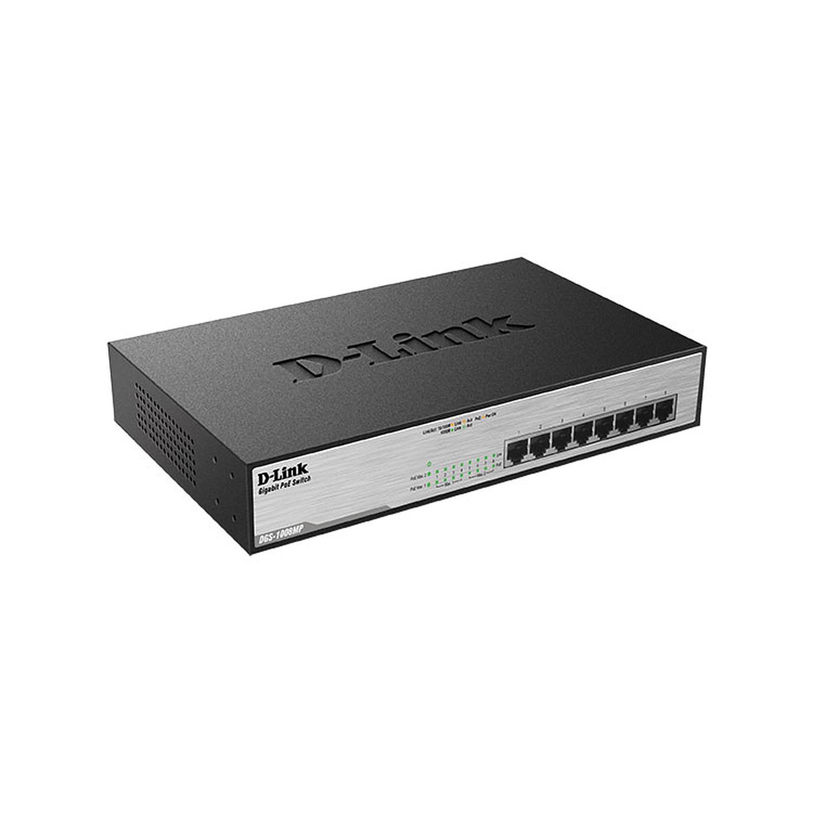 8 ports 10/100/1000 - DGS-1008MP (8 ports POE+) - Achat / Vente sur grosbill-pro.com - 2