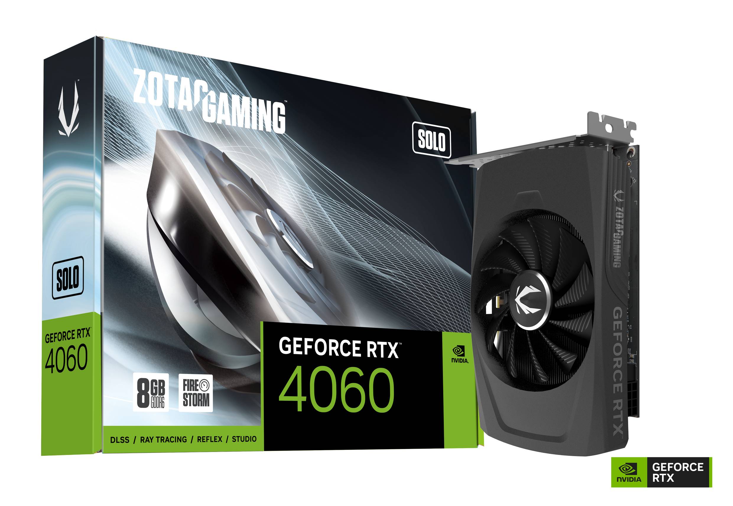 ZOTAC Gaming GeForce RTX 4060 SOLO 8G  - Carte graphique ZOTAC - 0