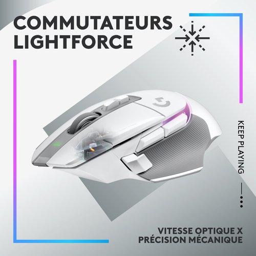 Logitech G502 LightSpeed - Fiche technique 