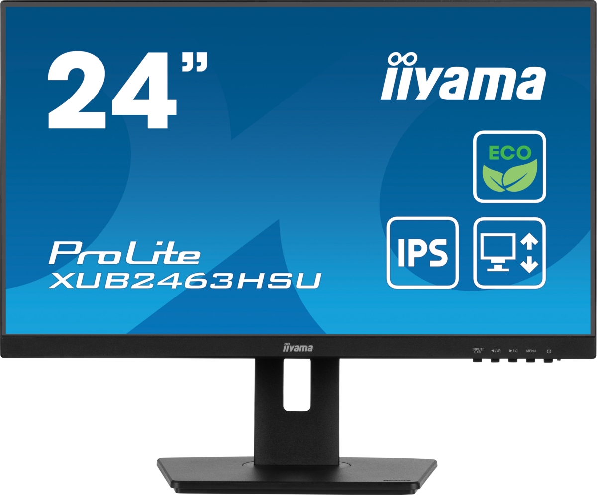 Iiyama 24"  XUB2463HSU-B1 - Ecran PC Iiyama - grosbill-pro.com - 0