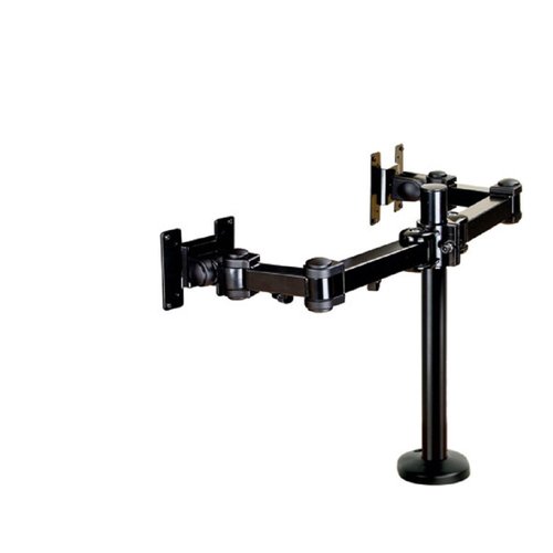 Desk Mount Dual 10-27" Grommet BLACK - Achat / Vente sur grosbill-pro.com - 1