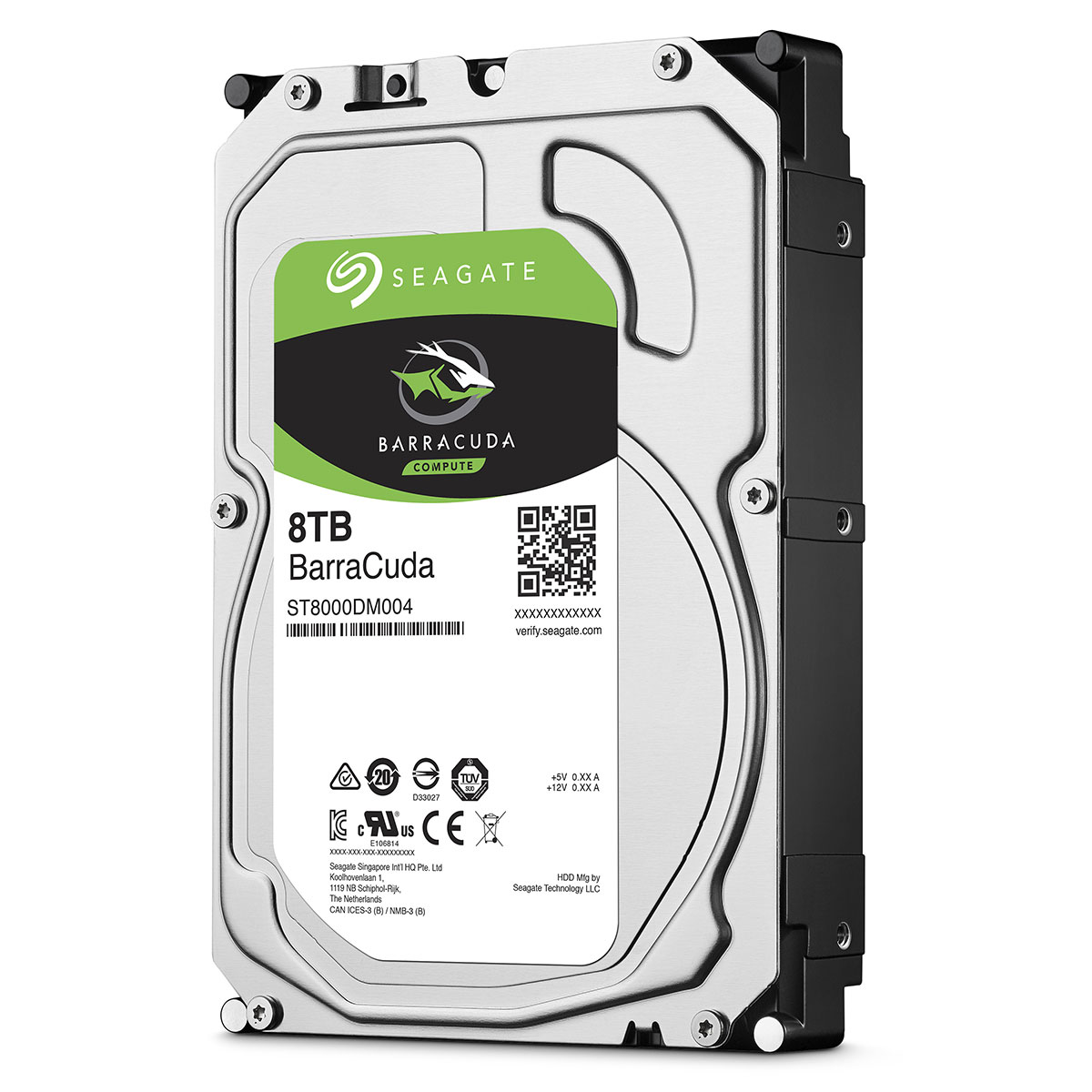 Seagate 8To SATA III 256Mo Barracuda ST8000DM004 - Disque dur 3.5" interne - 2