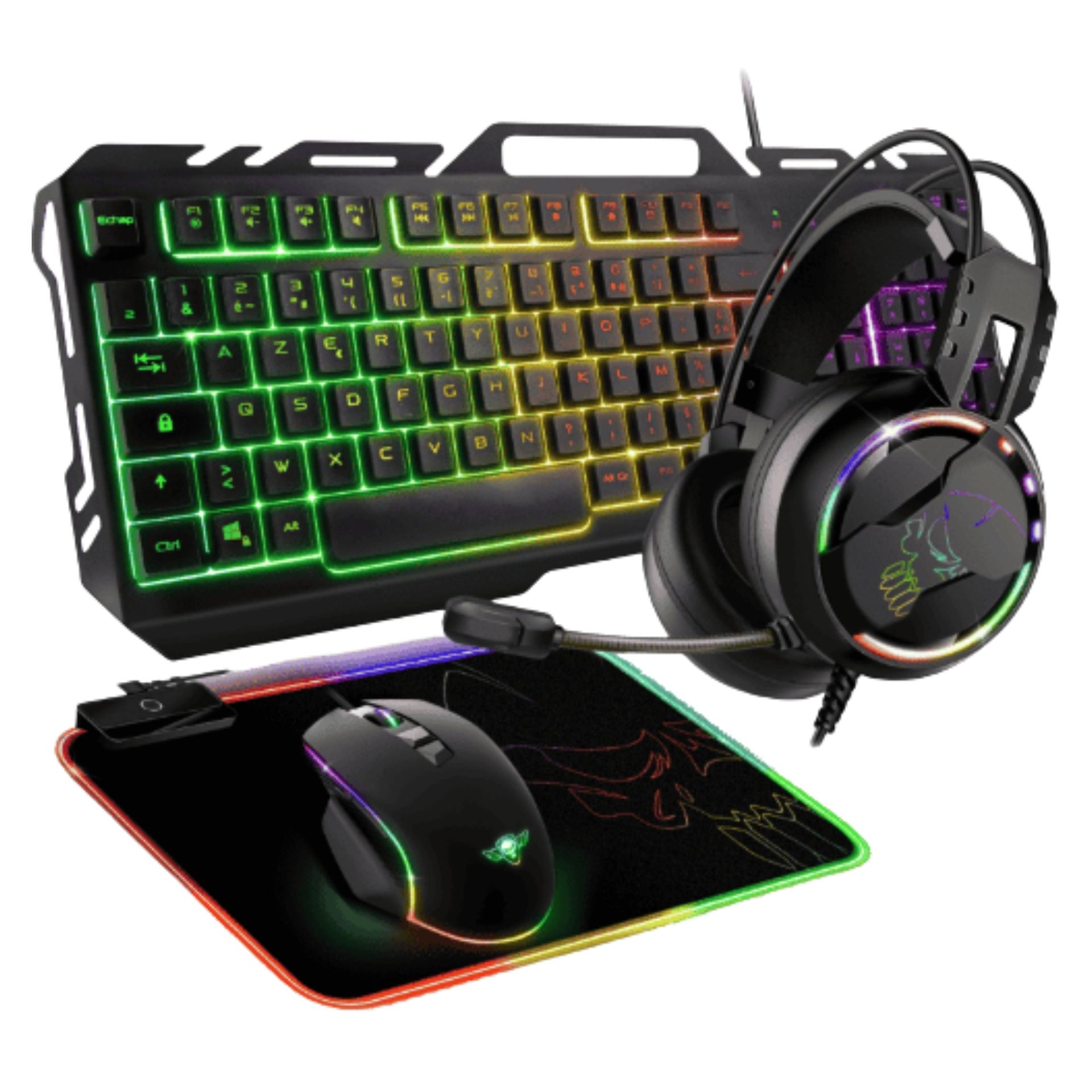 4 en 1 Ultimate 300 - Clavier/Souris/Tapis/Casque