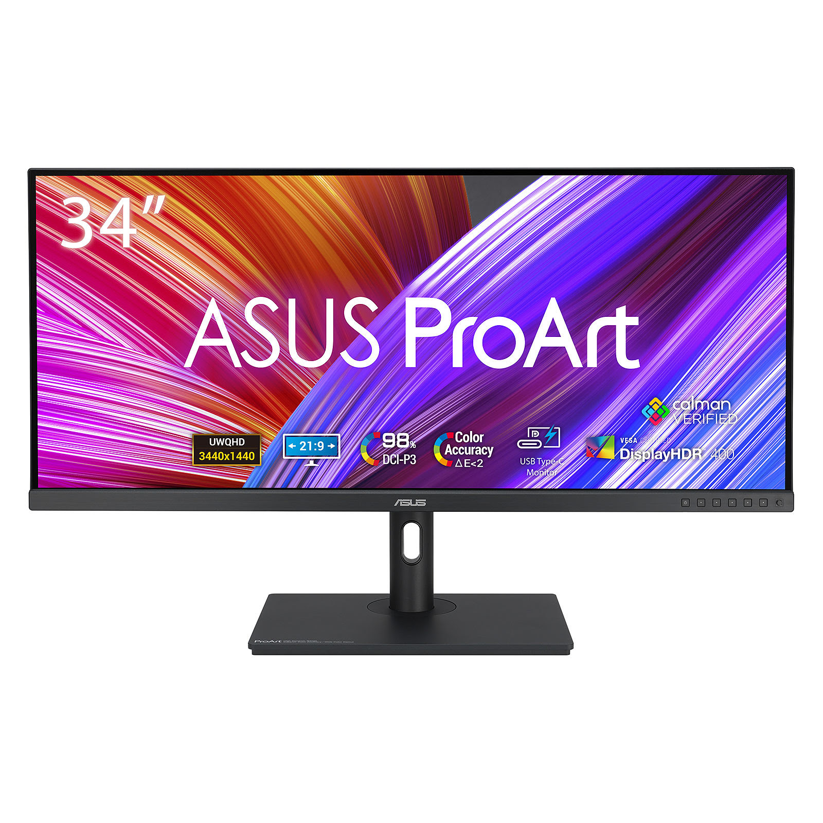 34 (86 cm), Moniteur LED 21/9ème