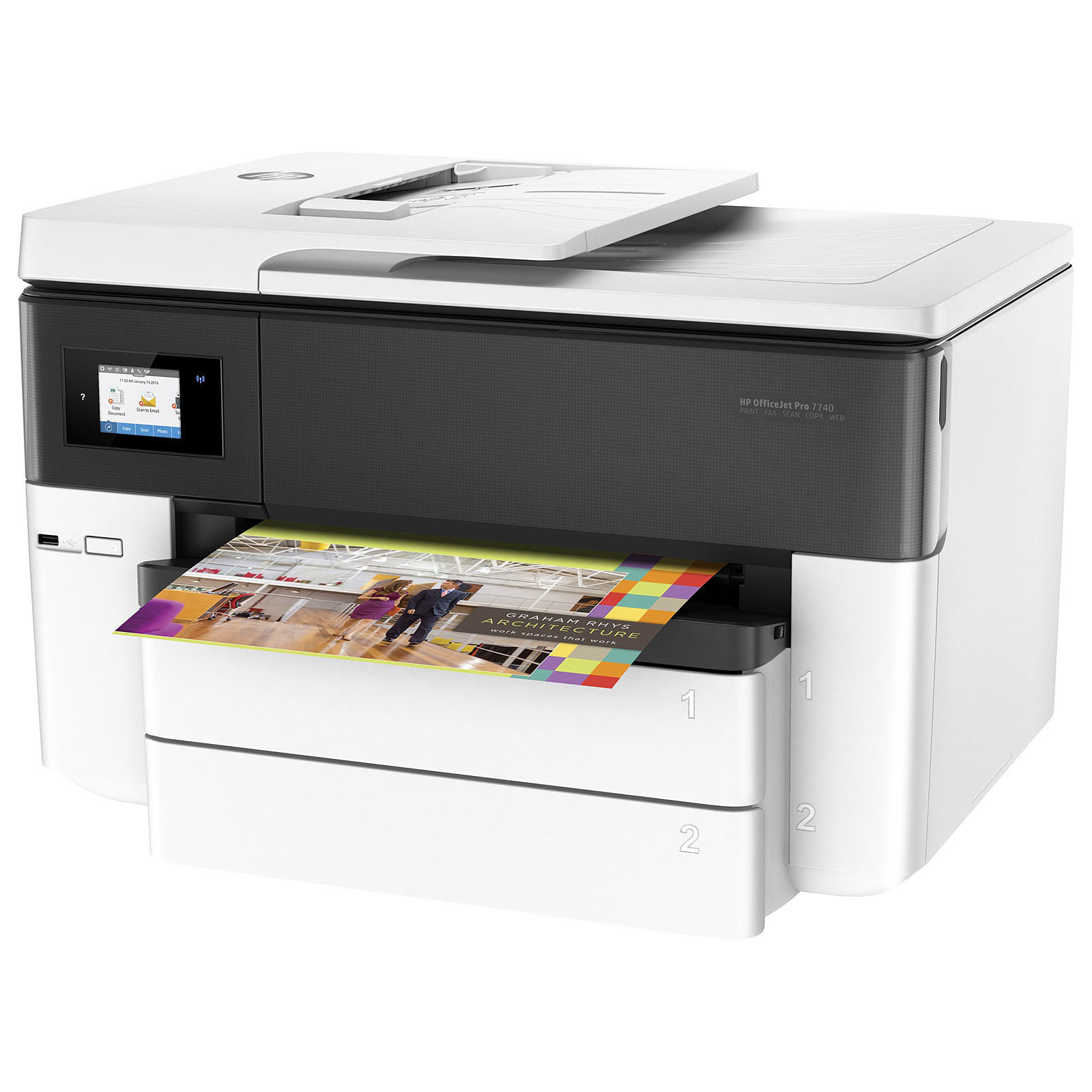 Imprimante multifonction HP OfficeJet Pro 7740 - grosbill-pro.com - 3