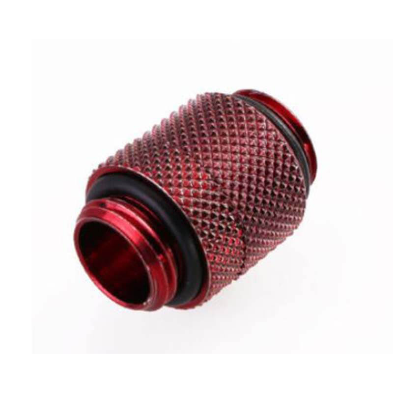 CONSTRUCTEUR Raccord Mâle/Mâle droit rouge - 14mm - Watercooling - 0