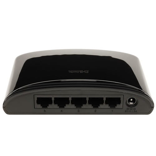 Switch D-Link 5 Ports 10/100Mbps DES-1005D - grosbill-pro.com - 1