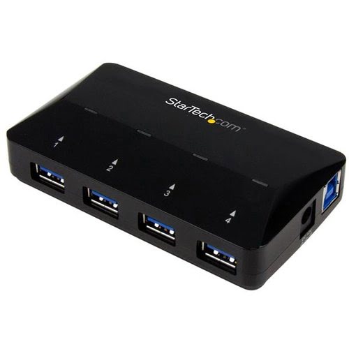 4-Port USB 3.0 Hub plus 2.4A Charge Port - Achat / Vente sur grosbill-pro.com - 0