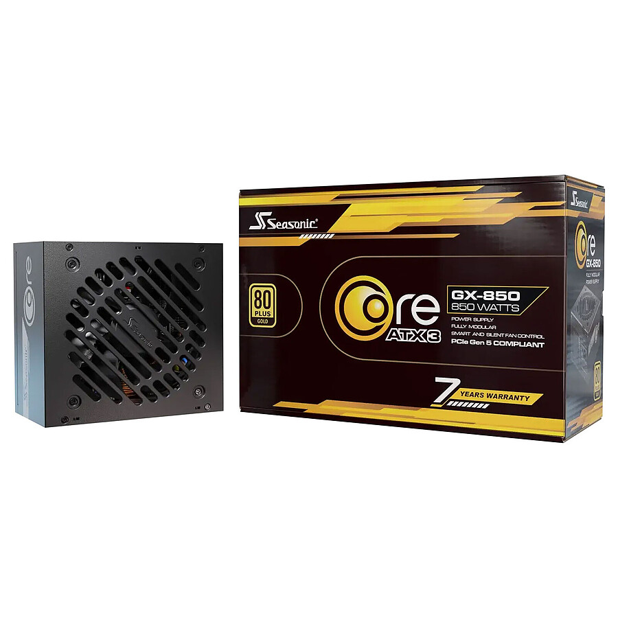 ATX 850W - 80+ Gold - Core GC-850 Noir