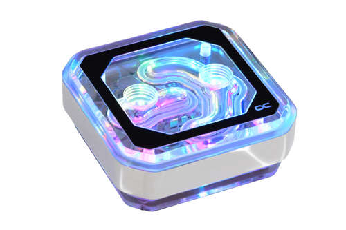 Alphacool Eisblock XPX Aurora CPU - Acryl Chrome/Blanc RGB - Watercooling - 0