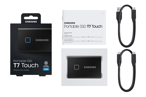 Samsung T7 Touch 2To Black (MU-PC2T0K/WW) - Achat / Vente Disque SSD externe sur grosbill-pro.com - 34