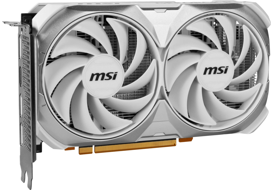MSI GeForce RTX 4060 VENTUS 2X WHITE 8G OC  - Carte graphique MSI - 5