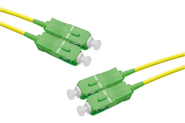 Grosbill Connectique réseau GROSBILLJarretière optique duplex mono - SC-APC/SC-APC 1m