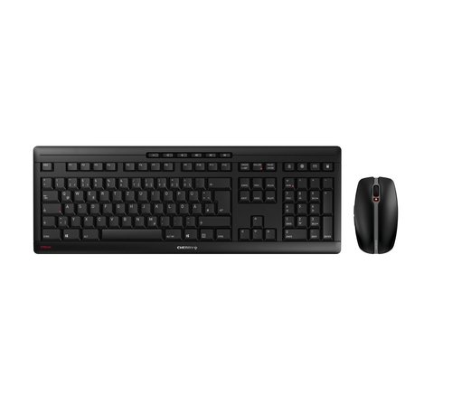 Grosbill Pack Clavier/Souris Cherry Stream Desktop Recharge - Noir/Sans Fil