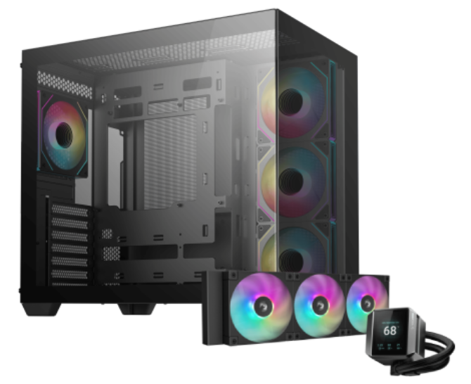CG530 4F Noir - MT + MYSTIQUE 360 ARGB Noir#
