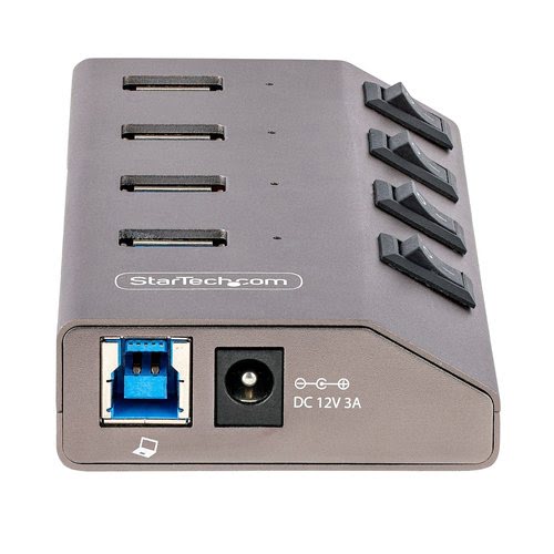 4-PORT SELF-POWERED USB-C HUB - Achat / Vente sur grosbill-pro.com - 3