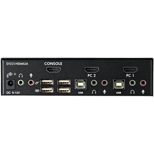 2 Port USB HDMI KVM Switch w/Audio - Achat / Vente sur grosbill-pro.com - 3