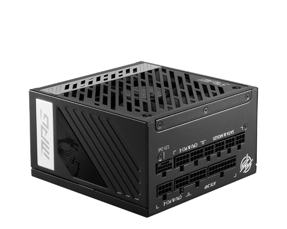ATX 1000W - 80+ Gold - MPG A1000GS PCIE5 Noir