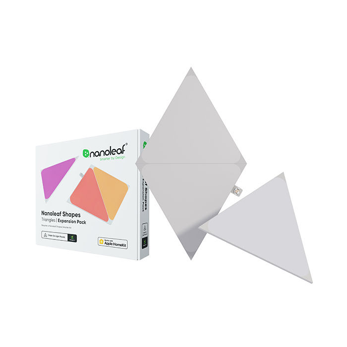 Nanoleaf Shapes Triangles Pack Expansion - 3 pièces (NL47-0001TW-3PK) - Achat / Vente Objet connecté / Domotique sur grosbill-pro.com - 2